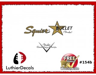 Squier Bullet Guitar Decal #154b